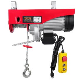 VEVOR 440lbs Electric Hoist with 14ft Wired Remote Control, Jeep Top Removal Lift 110 Volt with 40ft Single Cable Lifting Height & Pure Copper Motor,