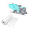 Roll of Polyethylene Tarp 20ft x 100ft. Clear Low Density Bags. Thickness 3 mil. Plastic Bags for Storing and Transporting. Ideal for Industrial Appli