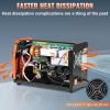 VEVOR 145Amp MIG Welder, Welding Machine 3 in 1, 110 V Flux Core/Solid Wire Welding Machine with IGBT Inverter & MIG Torch, Digital MIG/Lift TIG/Stick
