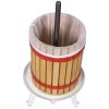 Fruit Wine Press Apple&Grape&Berries Crusher Manual Juice Maker for Kitchen -4.8Gallon/18L