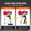 VEVOR 440lbs Electric Hoist with 14ft Wired Remote Control, Jeep Top Removal Lift 110 Volt with 40ft Single Cable Lifting Height & Pure Copper Motor,