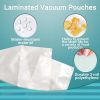 Pack of 250 Jumbo Co-Extruded Vacuum Pouches 16 x 26 Clear Vacuum Food Bags 16x26. Thickness 3 mil Thick. Polyethylene Bags for Packing and Storing. P