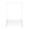 Clothing Garment Rack with Shelves, Metal Cloth Hanger Rack Stand Clothes Drying Rack for Hanging Clothes RT