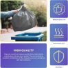 Outdoor Trash Bags Large 33" x 39", Pack of 250 Gray Trash Can Liners, Thin 1.1 Mil Polyethylene Big Garbage Bags Unscented, Leakproof Waste Basket Ba