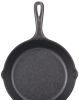 Lodge 10.25 Inch Cast Iron Pre-Seasoned Skillet ‚Äì Signature Teardrop Handle - Use in the Oven, on the Stove, on the Grill, or Over a Campfire, Black