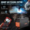 VEVOR Plasma Cutter, 50Amp, Non-Touch Pilot Arc Air Cutting Machine with Torch, 110V/220V Dual Voltage AC IGBT Inverter Metal Cutting Equipment for 1/