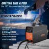 VEVOR Plasma Cutter, 50Amp, Non-Touch Pilot Arc Air Cutting Machine with Torch, 110V/220V Dual Voltage AC IGBT Inverter Metal Cutting Equipment for 1/