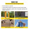 VEVOR Stainless Steel Cable Railing 3/16"x 250ft, Wire Rope 304 Marine Grade, Braided Aircraft Cable 7x19 Strands Construction for Deck Rail Balusters