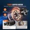 VEVOR 3-in-1 Electric Hoist Winch, 1100 lbs 1500W Portable Power Winch Crane, 22.9 ft Lifting Height, 13 ft/min with Wired and Wireless Remote Control