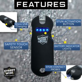 SMART 24,000,000* Keychain Stun Gun (Color: pink)