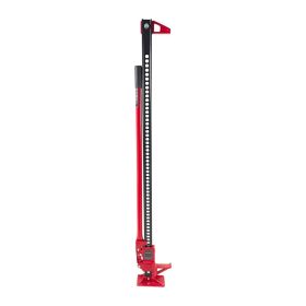 60'High Lift Ratcheting Off Road Utility Farm Jack (Color: Red, Type: Farm Jack)