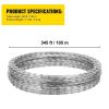 Garden Useful Protection fence Razor Ribbon Barbed Wire Galvanized Steel Wire Fence