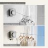 Retractable Clothesline Indoor,Non Sagging Outdoor Clothes Line Retracting Heavy Duty Clothes Drying Laundry Line Wall Mounted Stainless Steel Line-15