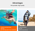 2L Single-bottle respirator diving equipment.  Constant pressure 2 Mpa breathing 25-30Minutes snorkel mask snorkeling tube protective back bag, diving