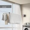 Retractable Clothesline Indoor,Non Sagging Outdoor Clothes Line Retracting Heavy Duty Clothes Drying Laundry Line Wall Mounted Stainless Steel Line-15