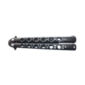 9.25" Butterfly Knife (Color: Silver)